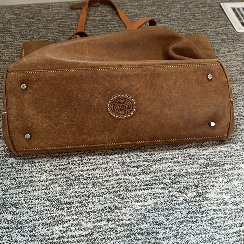 Vintage Roots Brown Leather Tote Bag - Picture 5 of 10